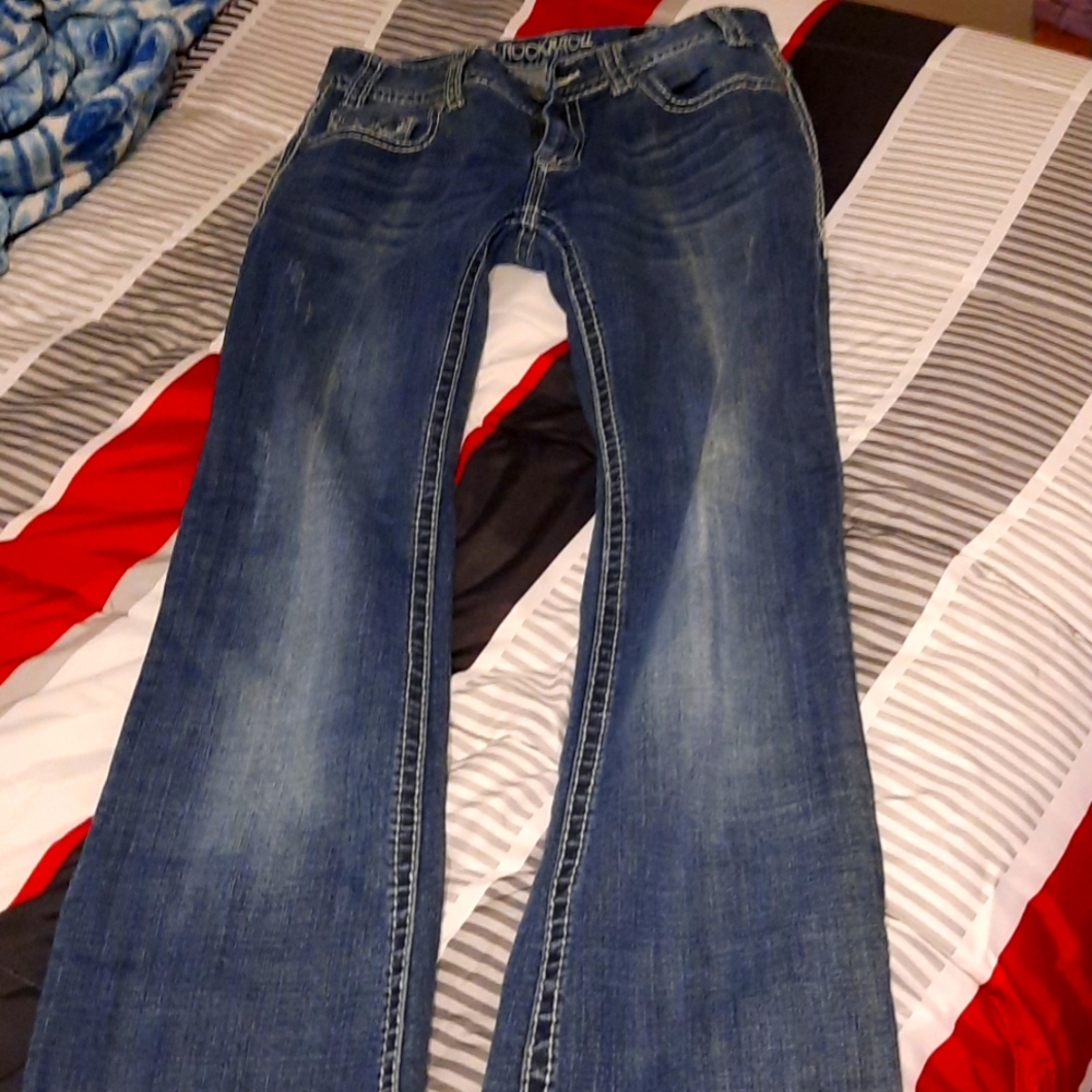 Rock and roll midrise jeans